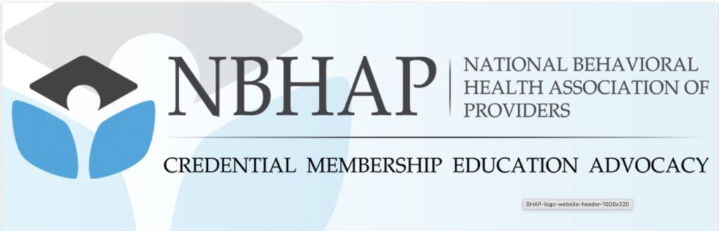 NBHAP Member Badge for the National Behavioral Health Association of Providers